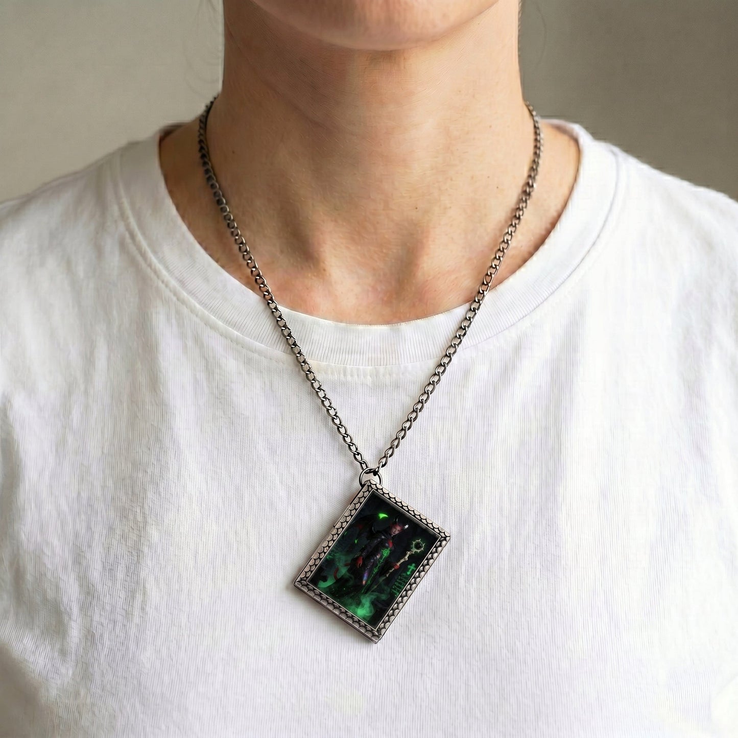 Geloho dice set necklace Infernal Warlock Dice Necklace