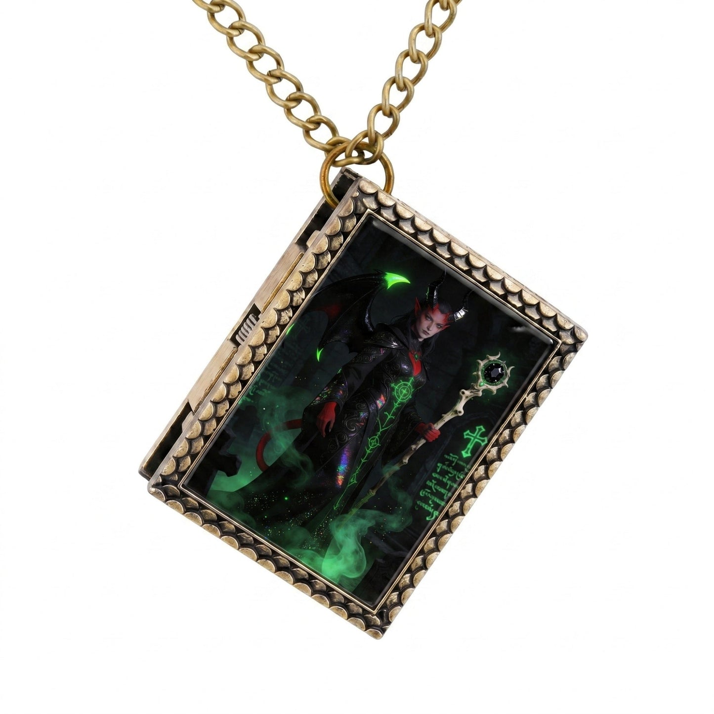 Geloho dice set necklace Infernal Warlock Dice Necklace