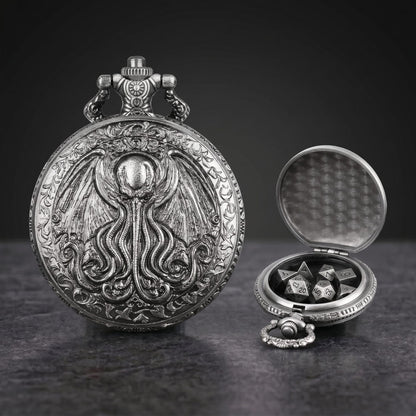 Geloho KRAKEN RELIC POCKET WATCH DICE SET