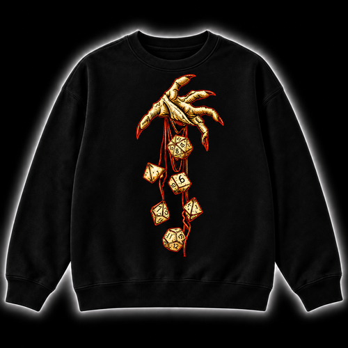 Let Fate Fall - DnD Sweatshirt front product view