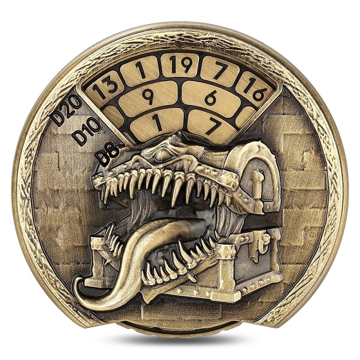Geloho Bronze Mimic Treasure Chest Dice Spinner