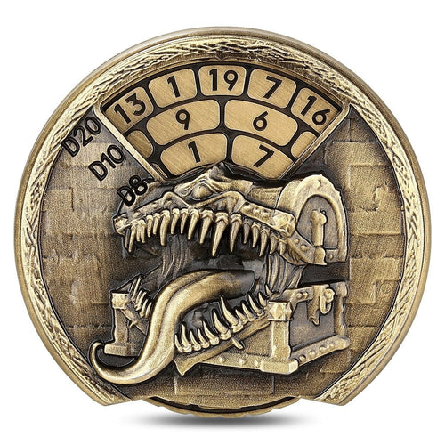 Geloho Bronze Mimic Treasure Chest Dice Spinner