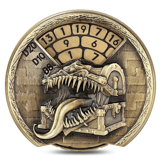 Geloho Bronze Mimic Treasure Chest Dice Spinner