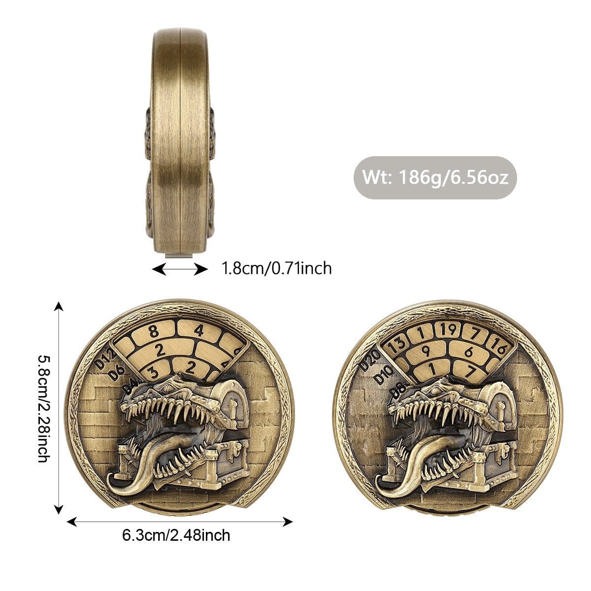Geloho Mimic Treasure Chest Dice Spinner
