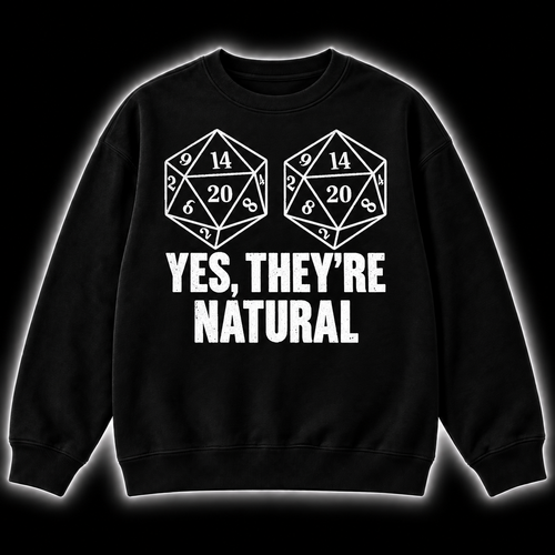 Naturally Rolled - DnD Sweatshirt front product view