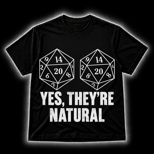 GELOHO DnD T-Shirt Naturally Rolled - DnD T-shirt