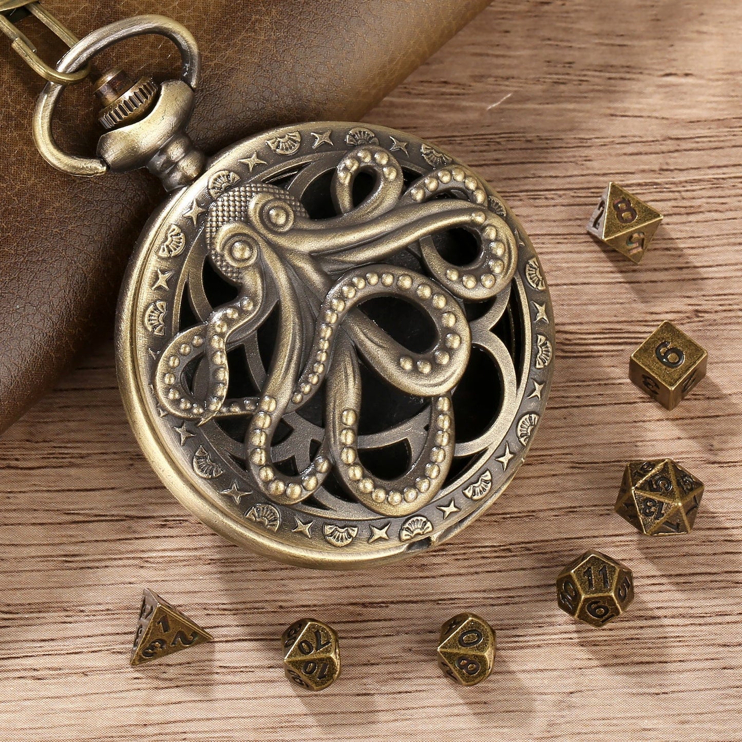 Geloho Octopus Pocket Watch Dice Set