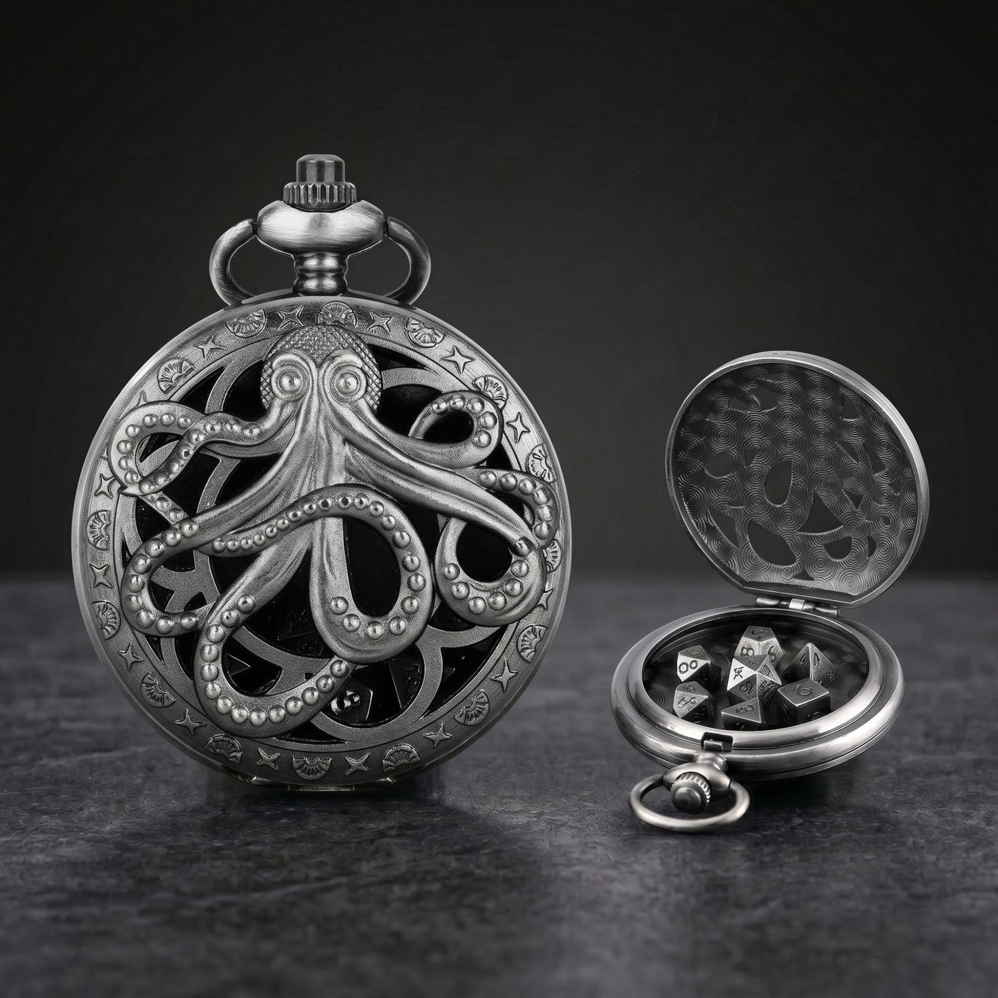 Geloho Octopus Pocket Watch Dice Set