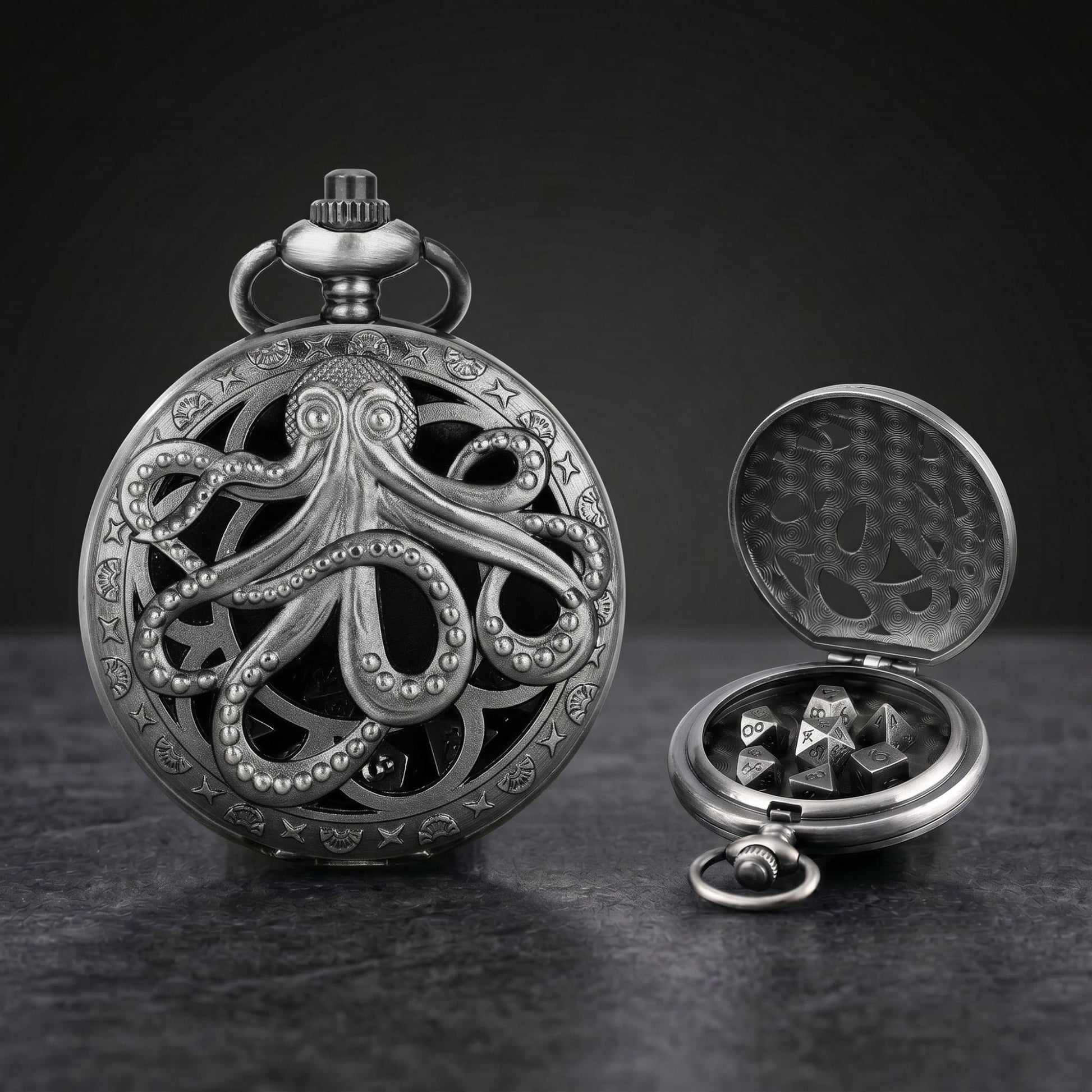 Geloho Octopus Pocket Watch Dice Set