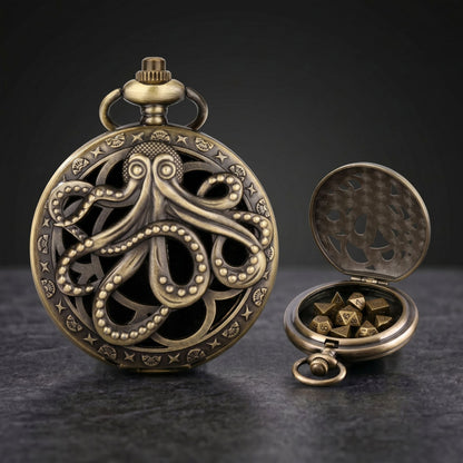 Geloho Octopus Pocket Watch Dice Set