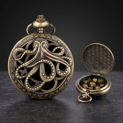 Geloho Octopus Pocket Watch Dice Set