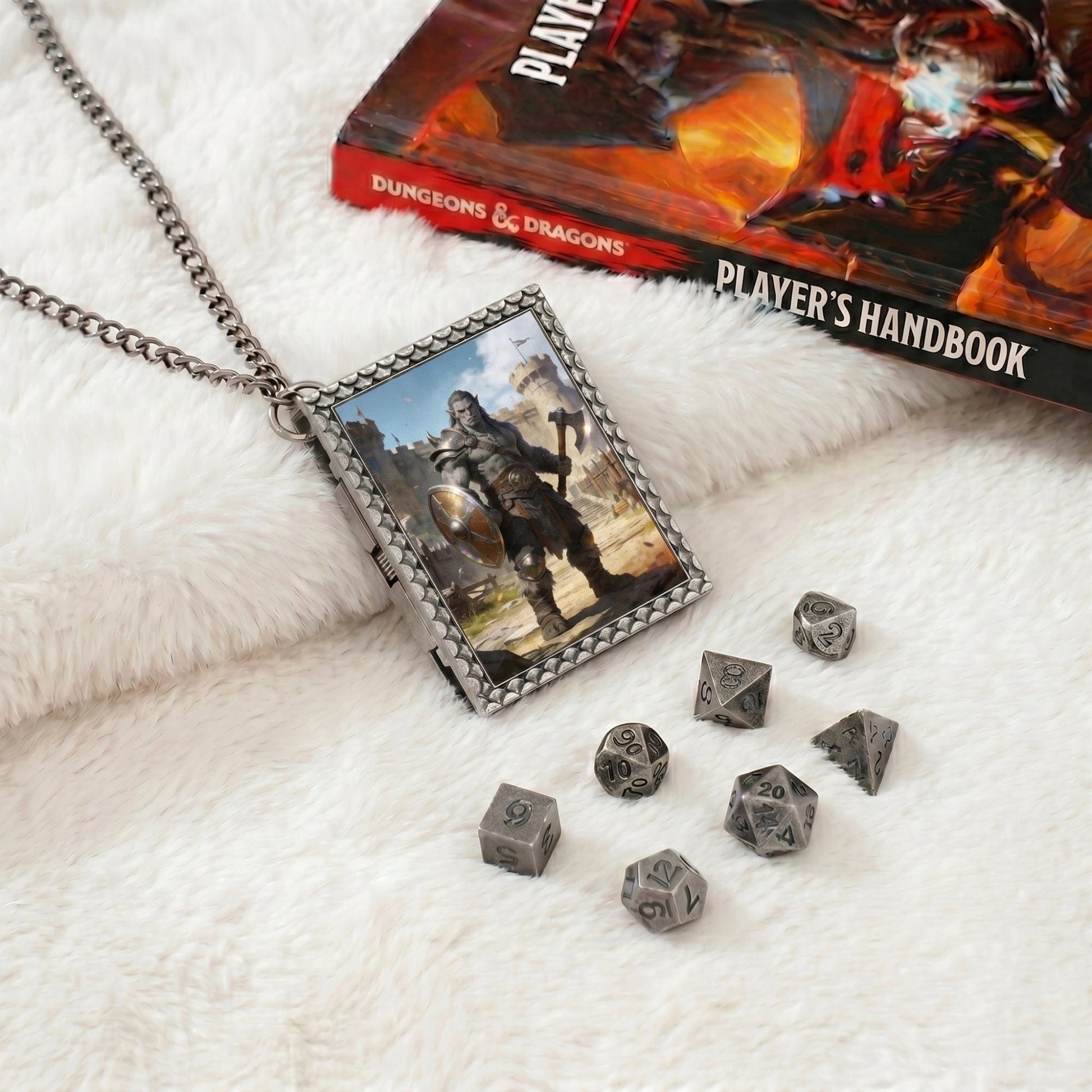 Geloho dice set necklace Orc Warrior Dice Necklace