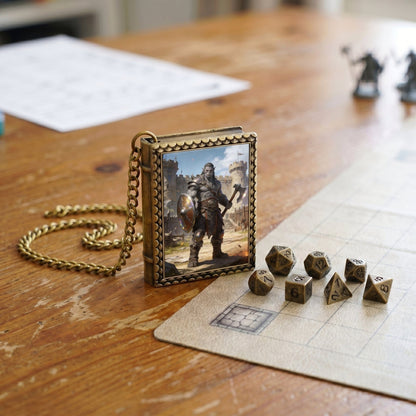 Geloho dice set necklace Orc Warrior Dice Necklace