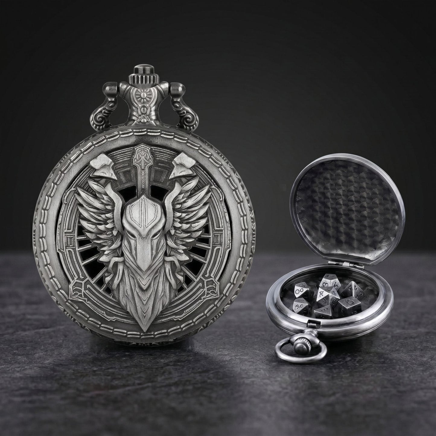 Geloho Paladin Pocket Watch Dice Set