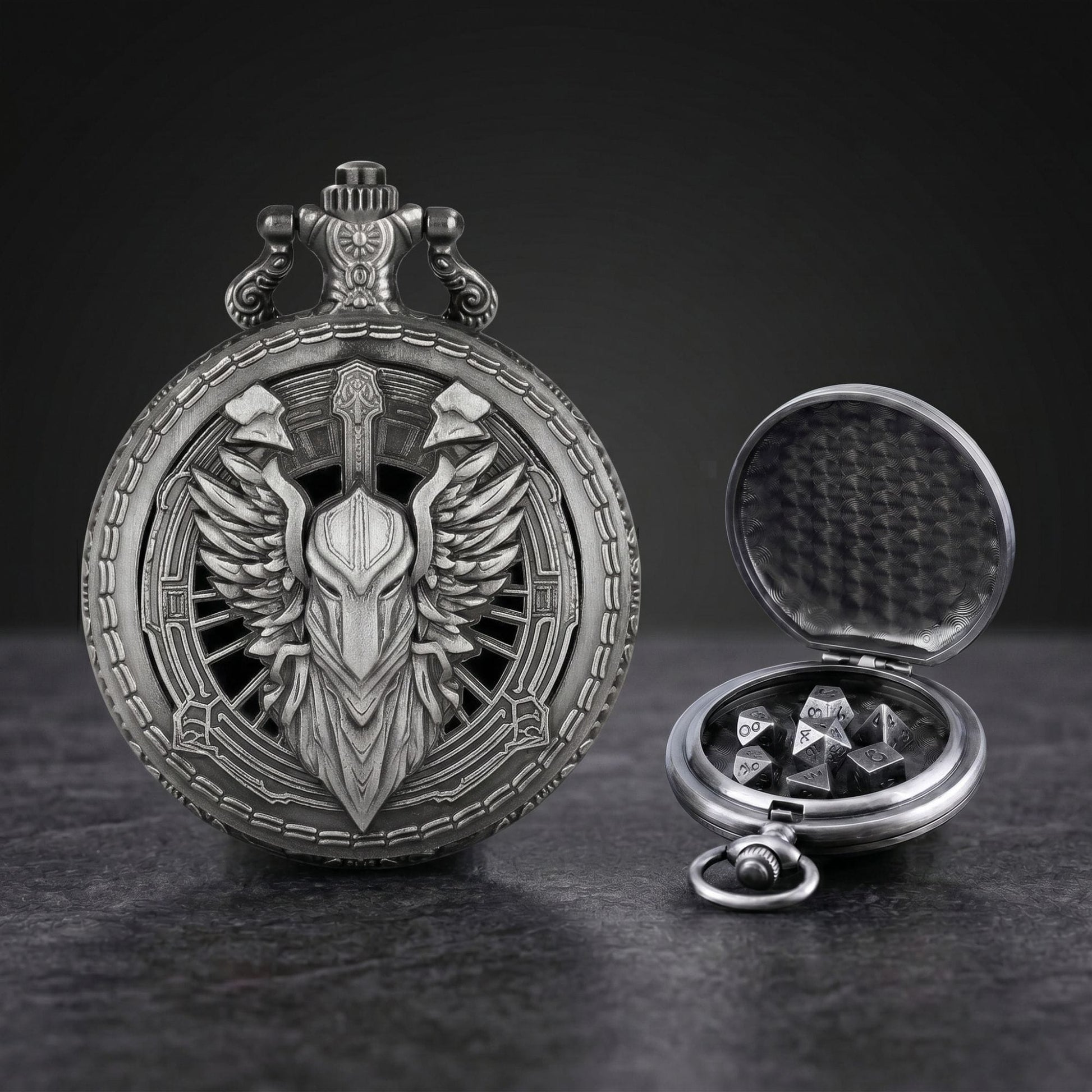Geloho Paladin Pocket Watch Dice Set
