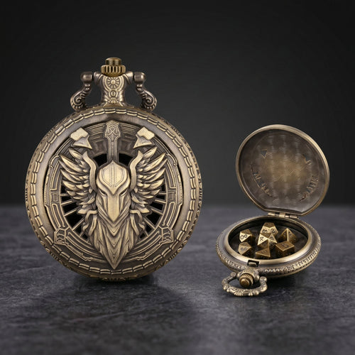 Geloho Paladin Pocket Watch Dice Set