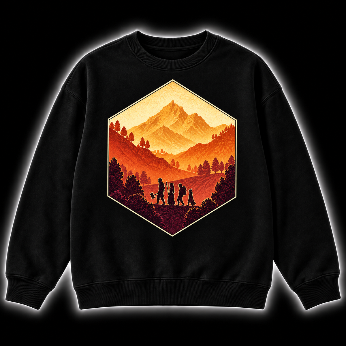 Party Before Destination - DnD Sweatshirt front product view