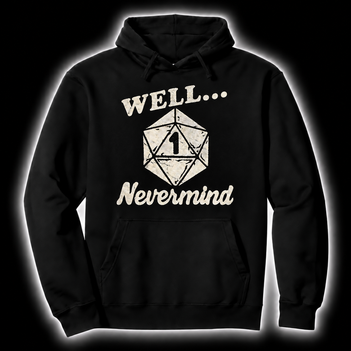 Plan Meets Nat One black D&D hoodie