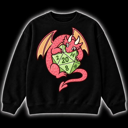Pocket Sized Luck - DnD Sweatshirt front product view