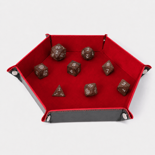 Geloho Premium Leather Dice Tray