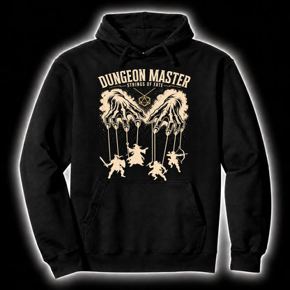 Pulling Every String black D&D hoodie