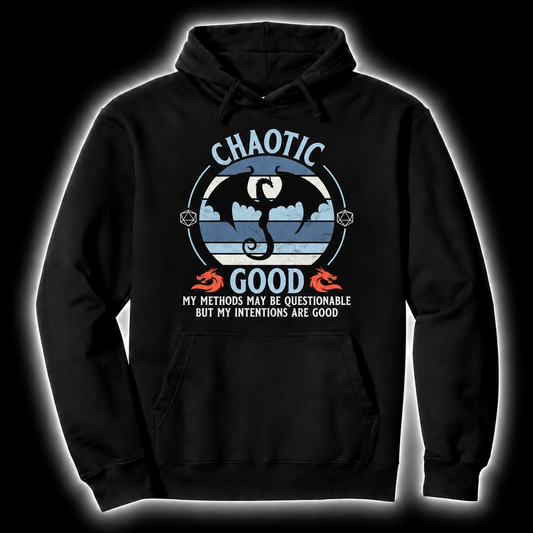 GELOHO DnD Hoodie Questionable Good Intentions - DnD Hoodie