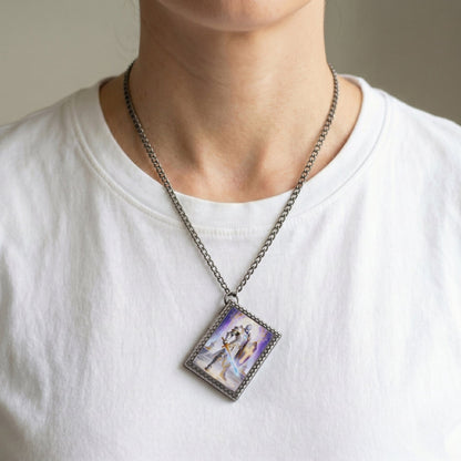 Geloho dice set necklace Radiant Paladin Dice Necklace