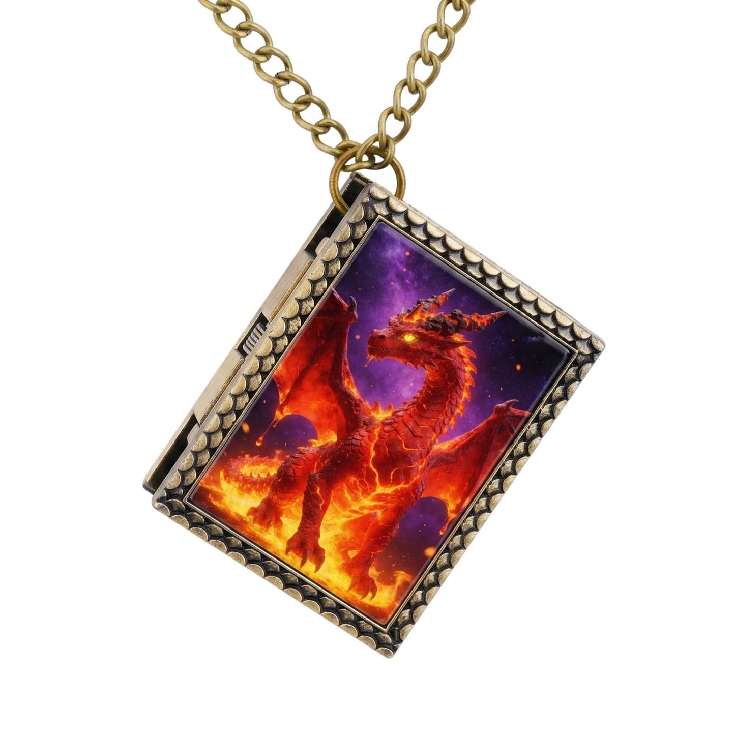 Geloho dice set necklace Red Dragon Dice Necklace