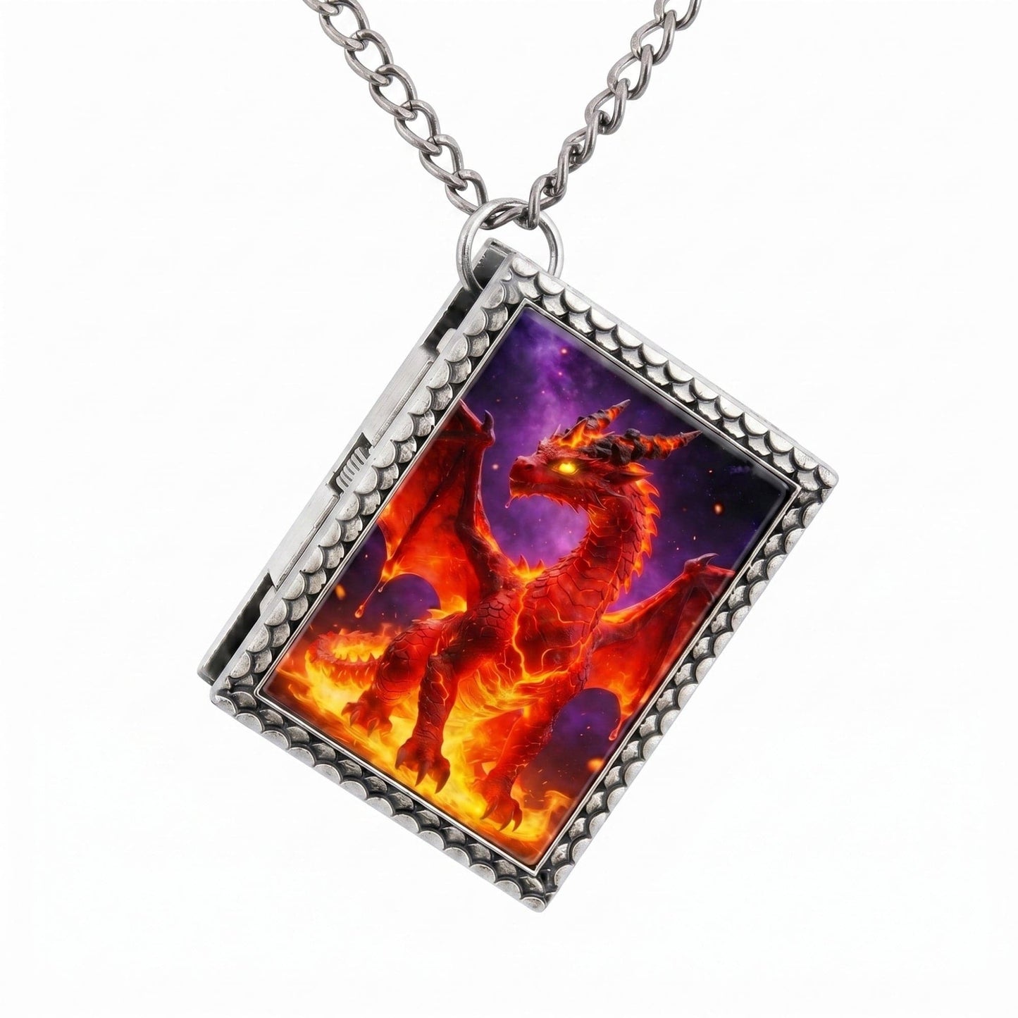 Geloho dice set necklace Red Dragon Dice Necklace