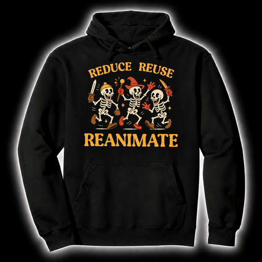 GELOHO DnD Hoodie Responsible Necromancy Club - DnD Hoodie