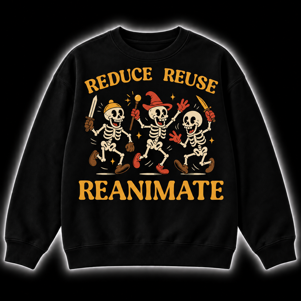 Responsible Necromancy Club - DnD Sweatshirt front product view