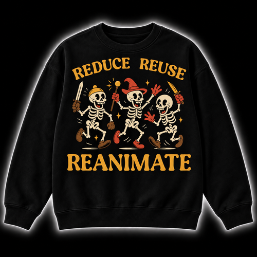 Responsible Necromancy Club - DnD Sweatshirt front product view
