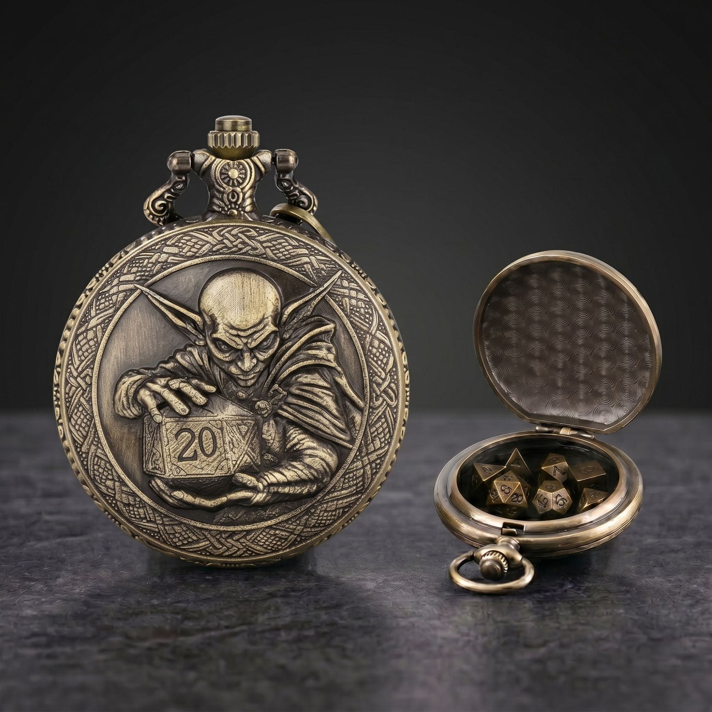 Geloho ROGUE DICE KEEPER POCKET WATCH CASE