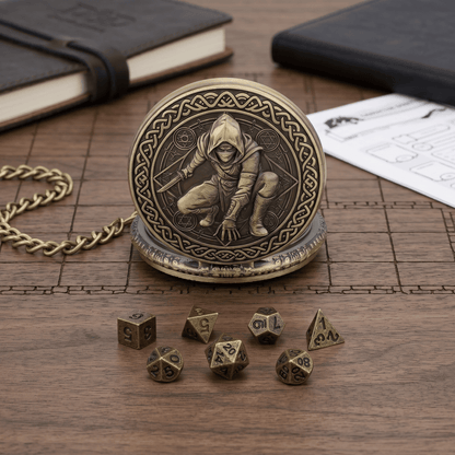 Geloho Rogue Pocket Watch Dice Set