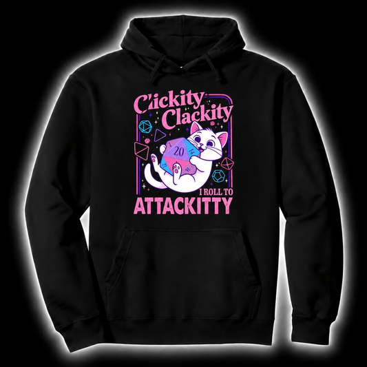 GELOHO DnD Hoodie Roll To Attackity - DnD Hoodie