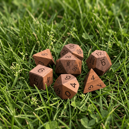 Geloho Rosewood - Wood Dice Set