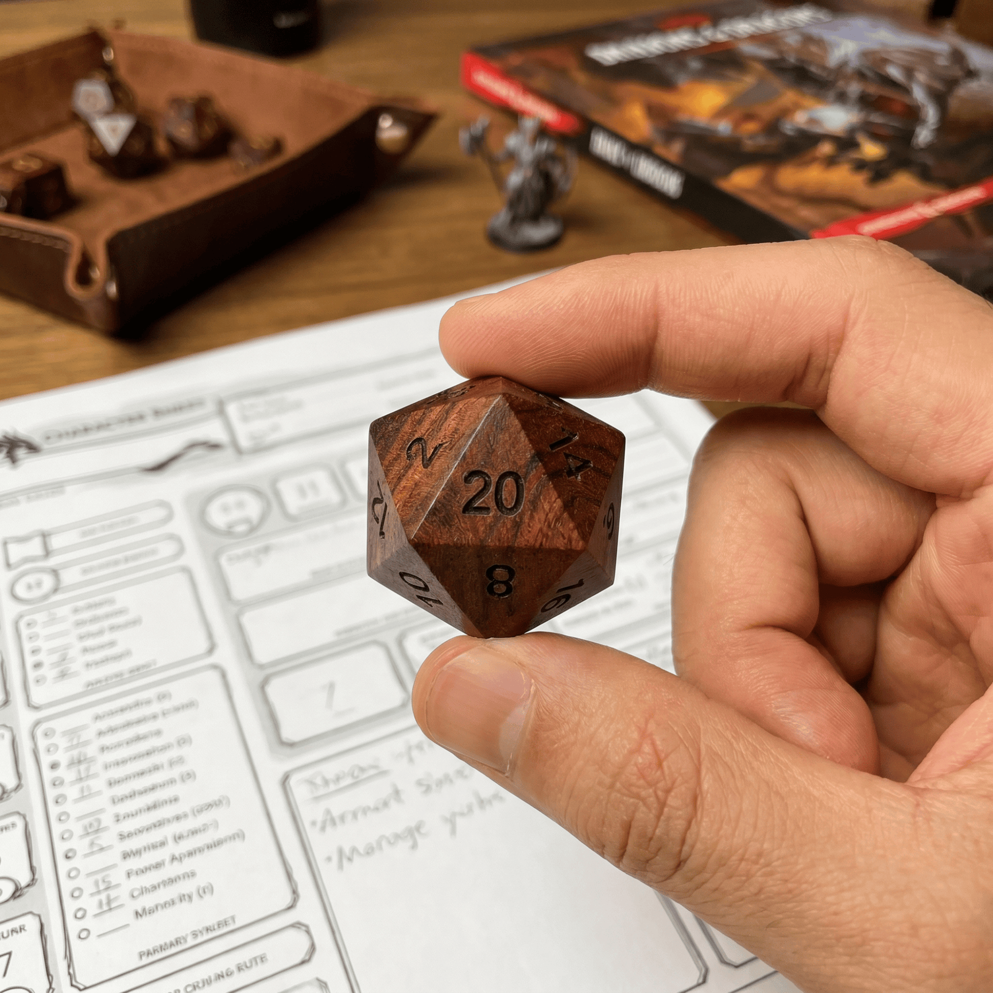 Geloho Rosewood - Wood Dice Set