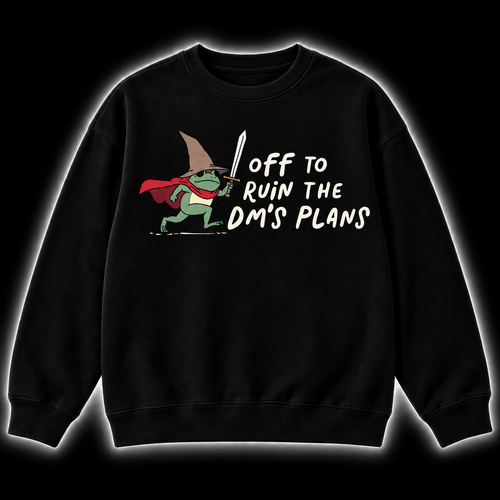 Ruining The Plot - DnD Sweatshirt front product view