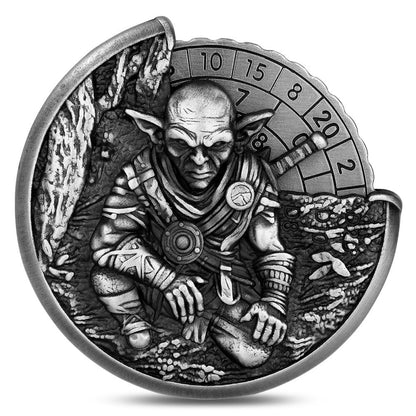 Geloho metal Silver Shadow Rogue Dice Spinner