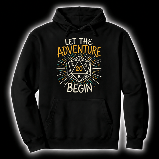 GELOHO DnD Hoodie Start With Twenty - DnD Hoodie