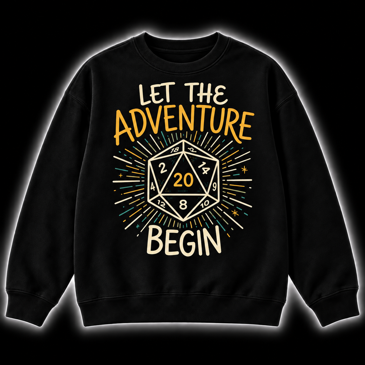 Start With Twenty - DnD Sweatshirt front product view
