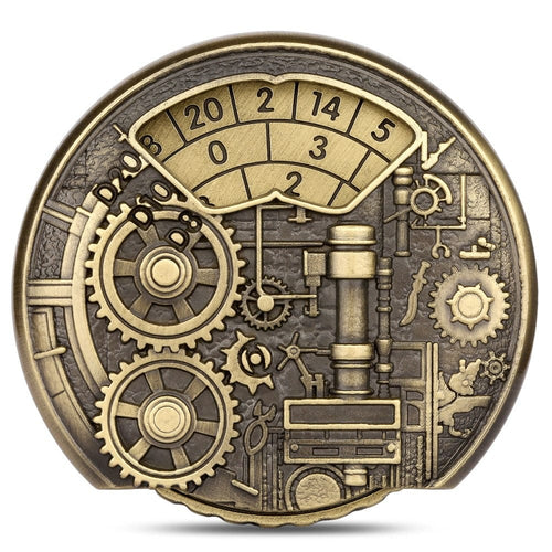 Geloho metal Bronze Steampunk Gear Dice Spinner