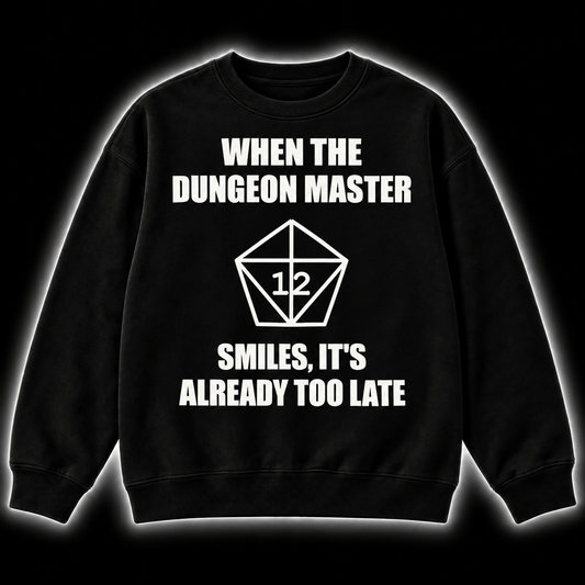 GELOHO DnD Sweatshirt The DM Smiles - DnD Sweatshirt