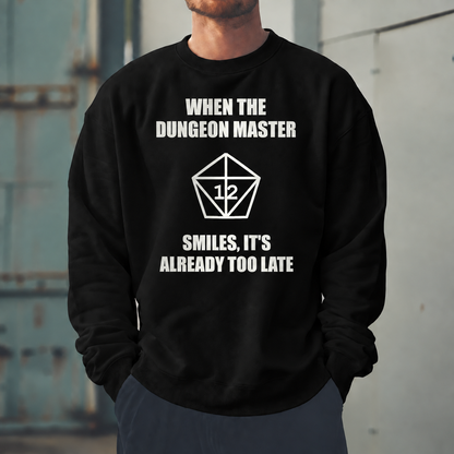 Male model wearing The DM Smiles - DnD Sweatshirt