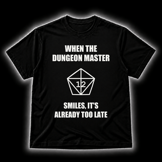 GELOHO DnD T-Shirt The DM Smiles - DnD T-shirt