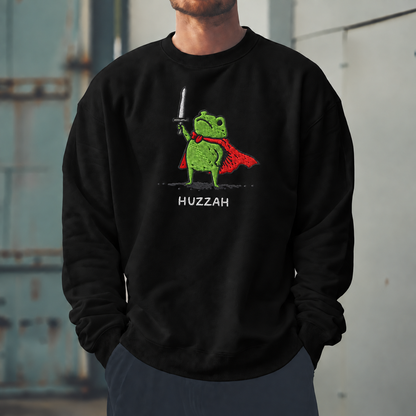 Male model wearing Tiny Knight Energy - DnD Sweatshirt