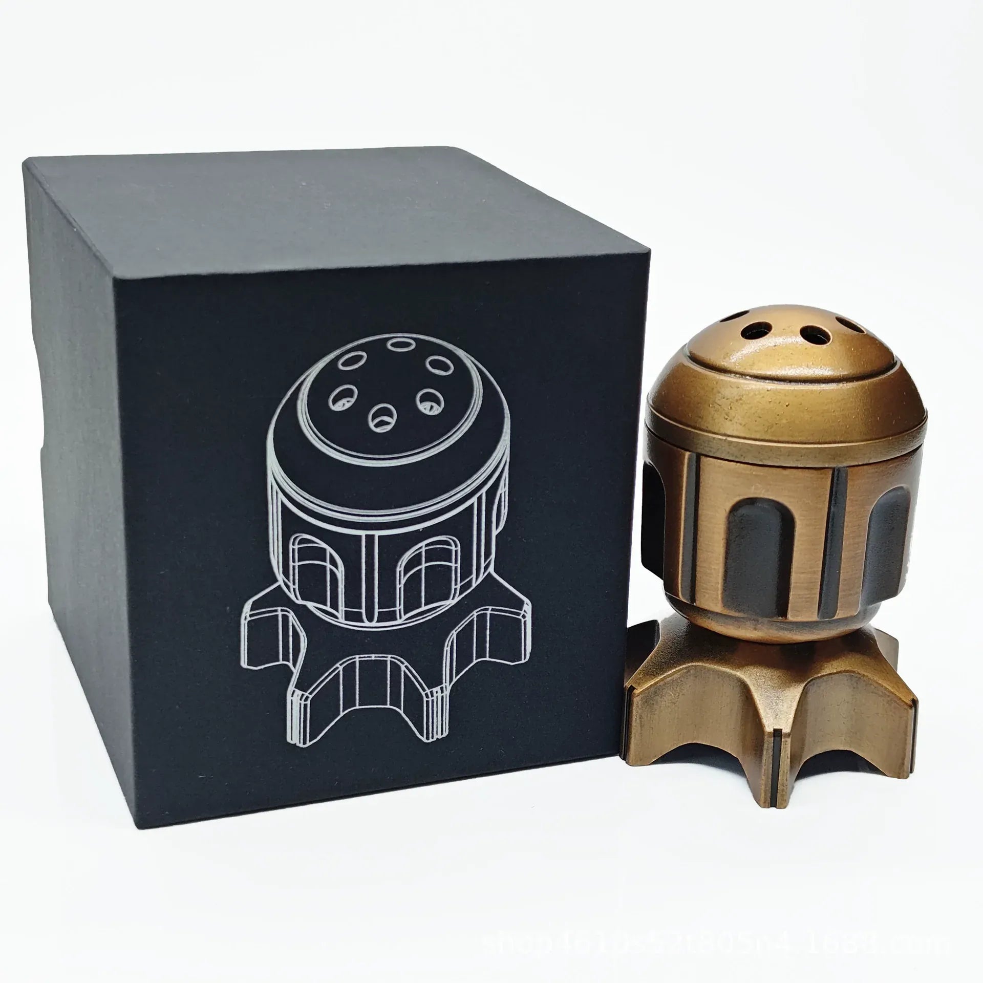 Geloho Golden Torpedo Spinner Dice Set