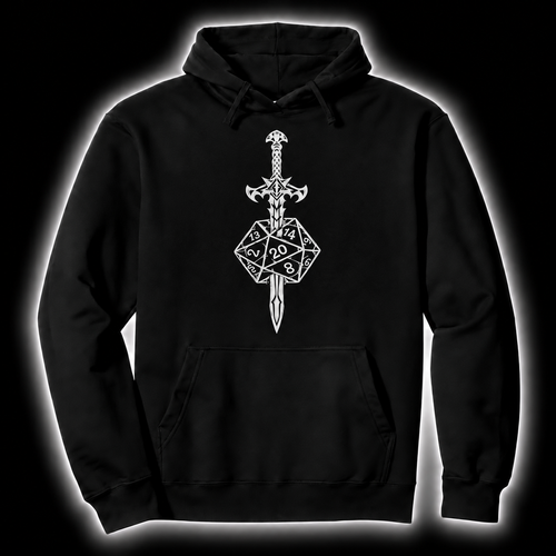 Trust The Blade black D&D hoodie