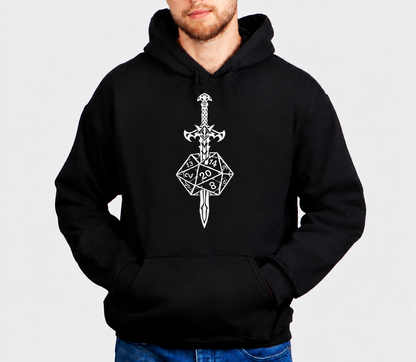 Trust The Blade D&D hoodie on male model