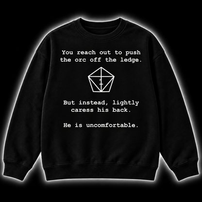 Uncomfortable Nat One - DnD Sweatshirt front product view
